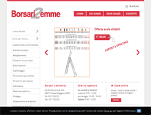Tablet Screenshot of borsari2emme.it